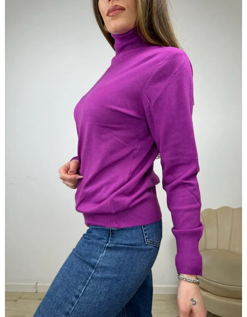 PULLOVER SIMPLY MAXI VIOLA