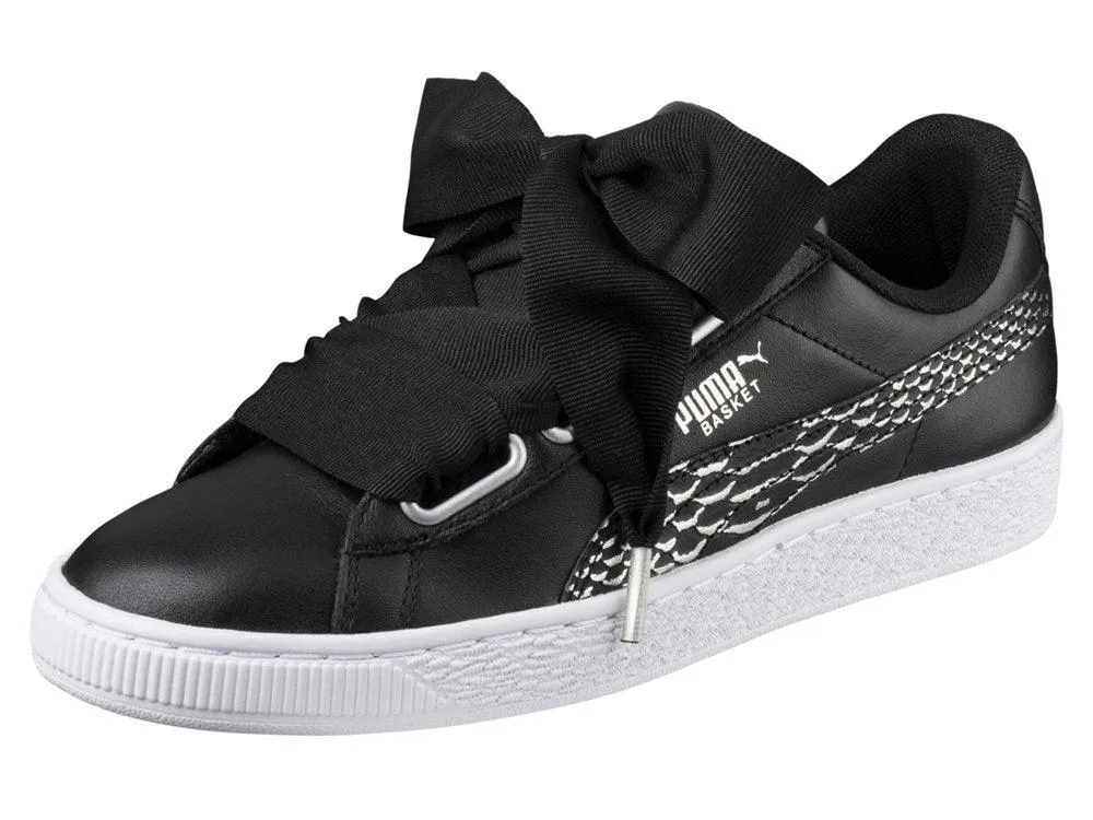 PUMA Basket Heart Oceanaire Black White 366443 01