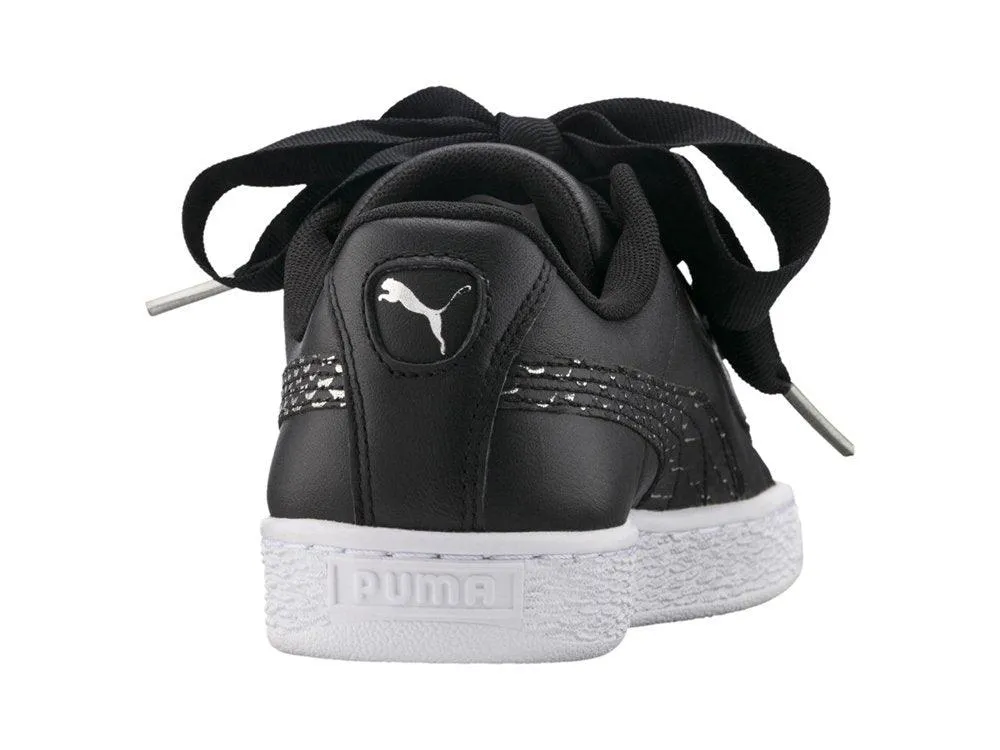 PUMA Basket Heart Oceanaire Black White 366443 01