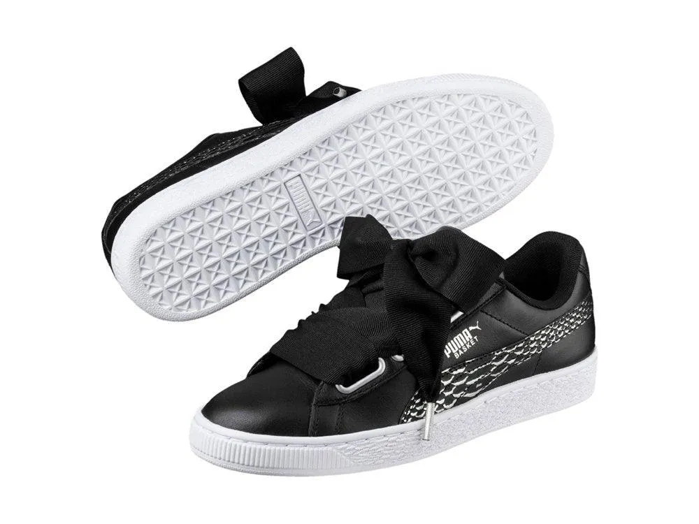 PUMA Basket Heart Oceanaire Black White 366443 01