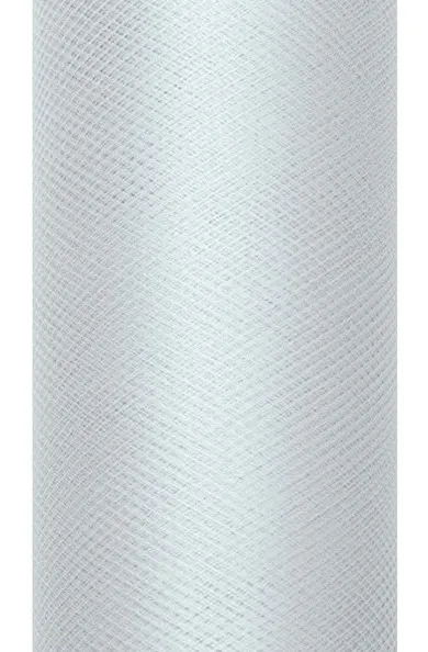 Runner da tavolo in tulle grigio 15 x 900 cm