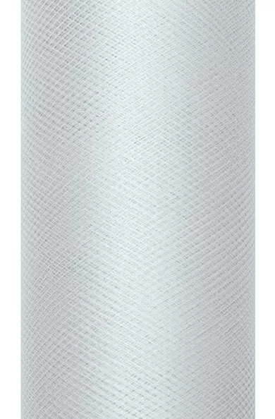 Runner da tavolo in tulle grigio 15 x 900 cm