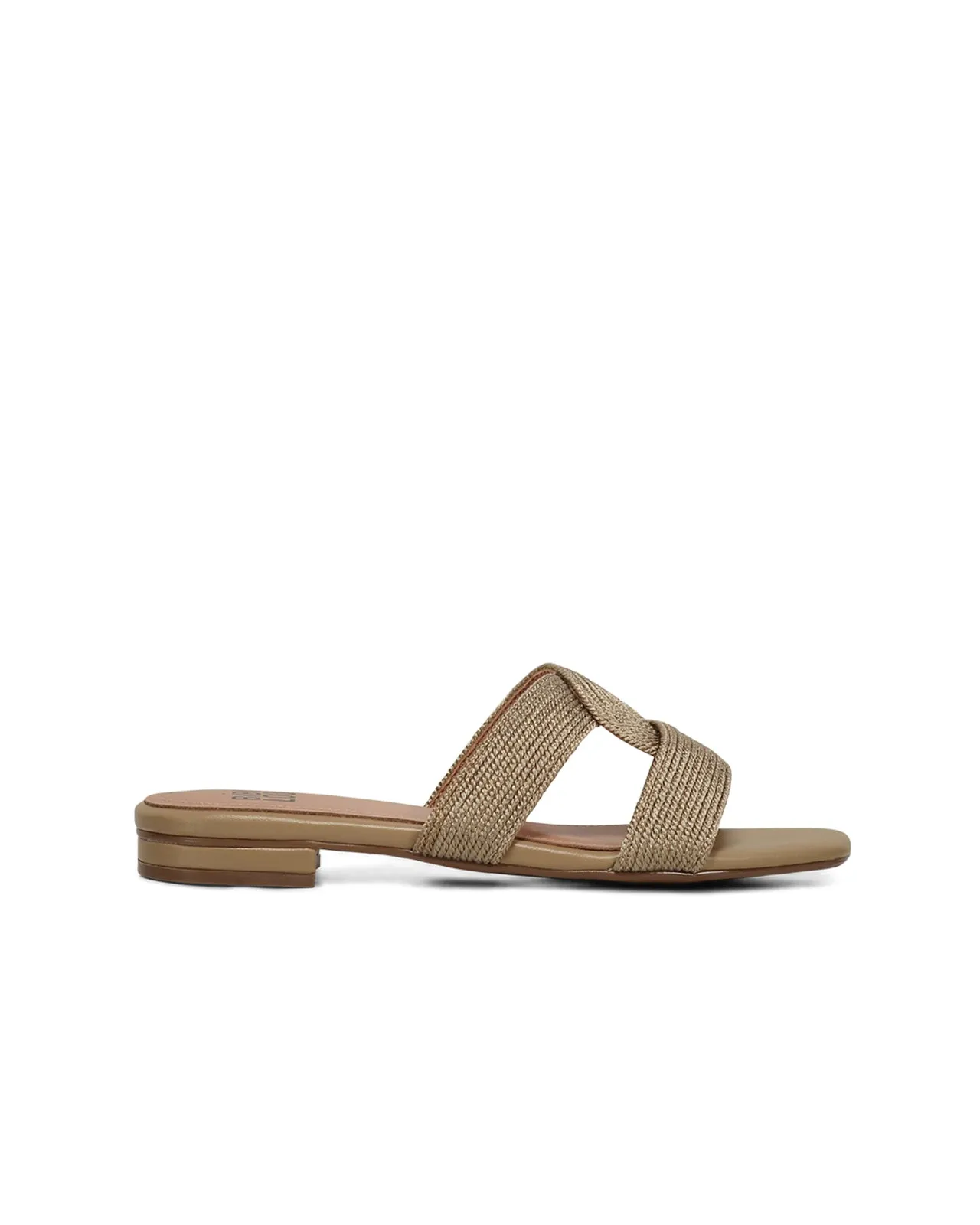 Sandalo Ivana flat camel
