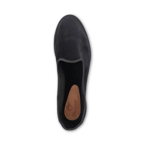 Scarpe Friulane in velluto nero