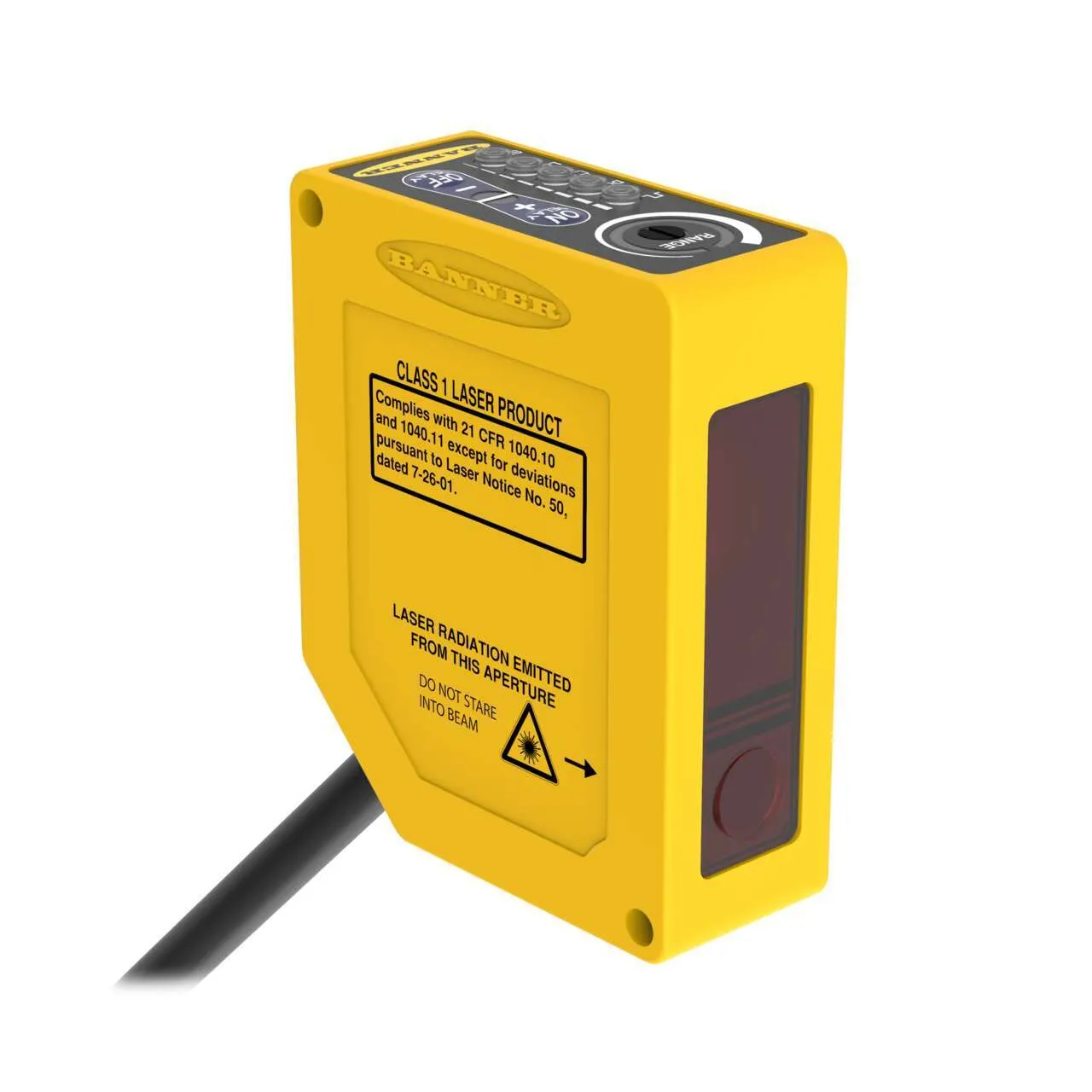 Sensore fotoelettrico Rettangolare Banner, rilevamento 200 → 1400 mm, uscita Bipolare NPN/PNP