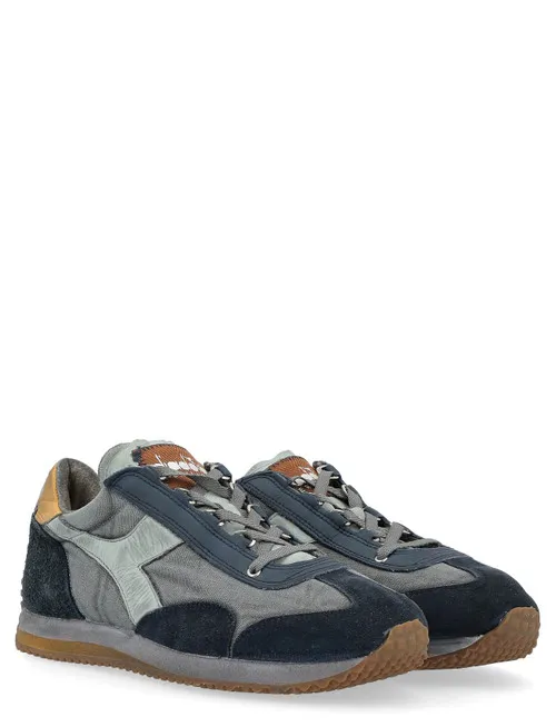 Sneaker Diadora Heritage in canvas e pelle scamosciata blu
