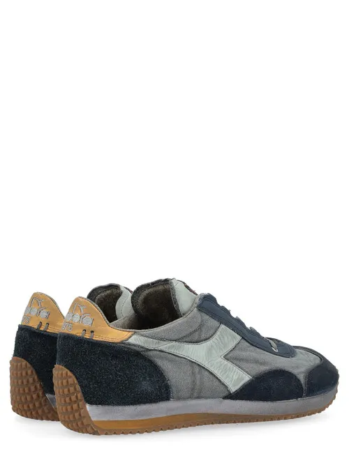 Sneaker Diadora Heritage in canvas e pelle scamosciata blu