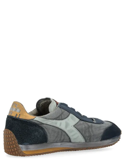 Sneaker Diadora Heritage in canvas e pelle scamosciata blu
