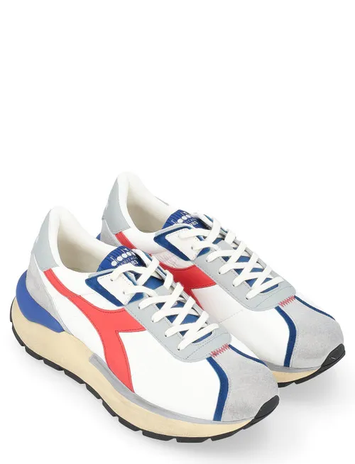 Sneaker Diadora Heritage Mercury Elite bianca e rossa