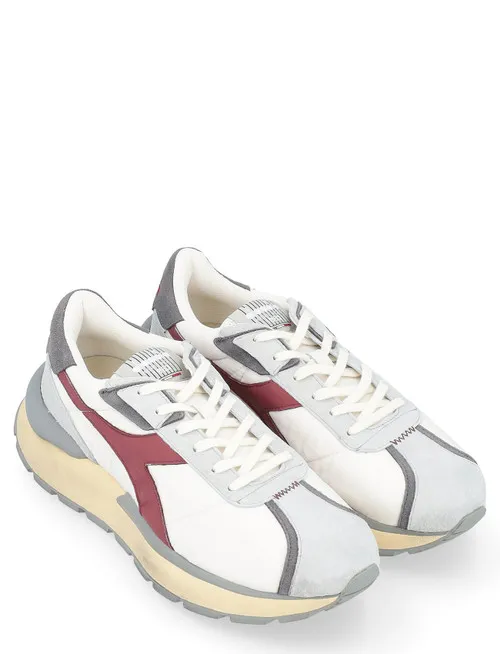 Sneaker Diadora Heritage Mercury Elite bianca grigia bordeaux