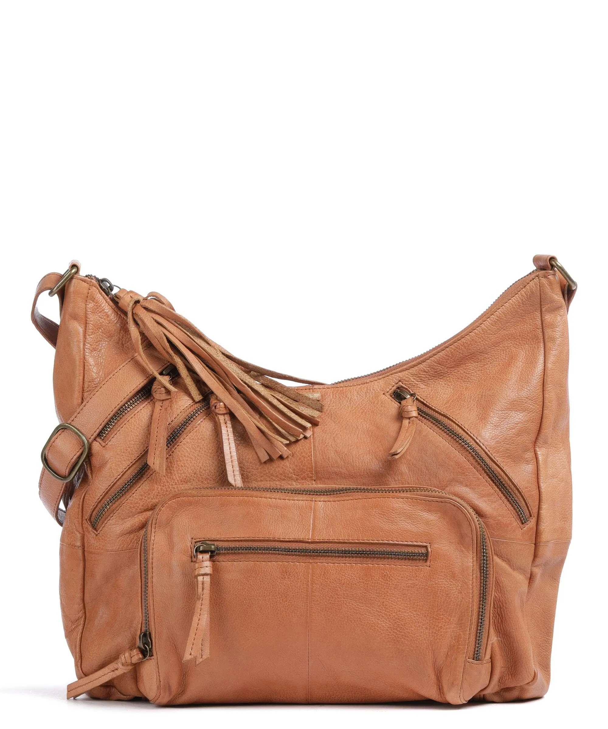  Still Nordic Jessy Borsa hobo pelle granulata cognac  
