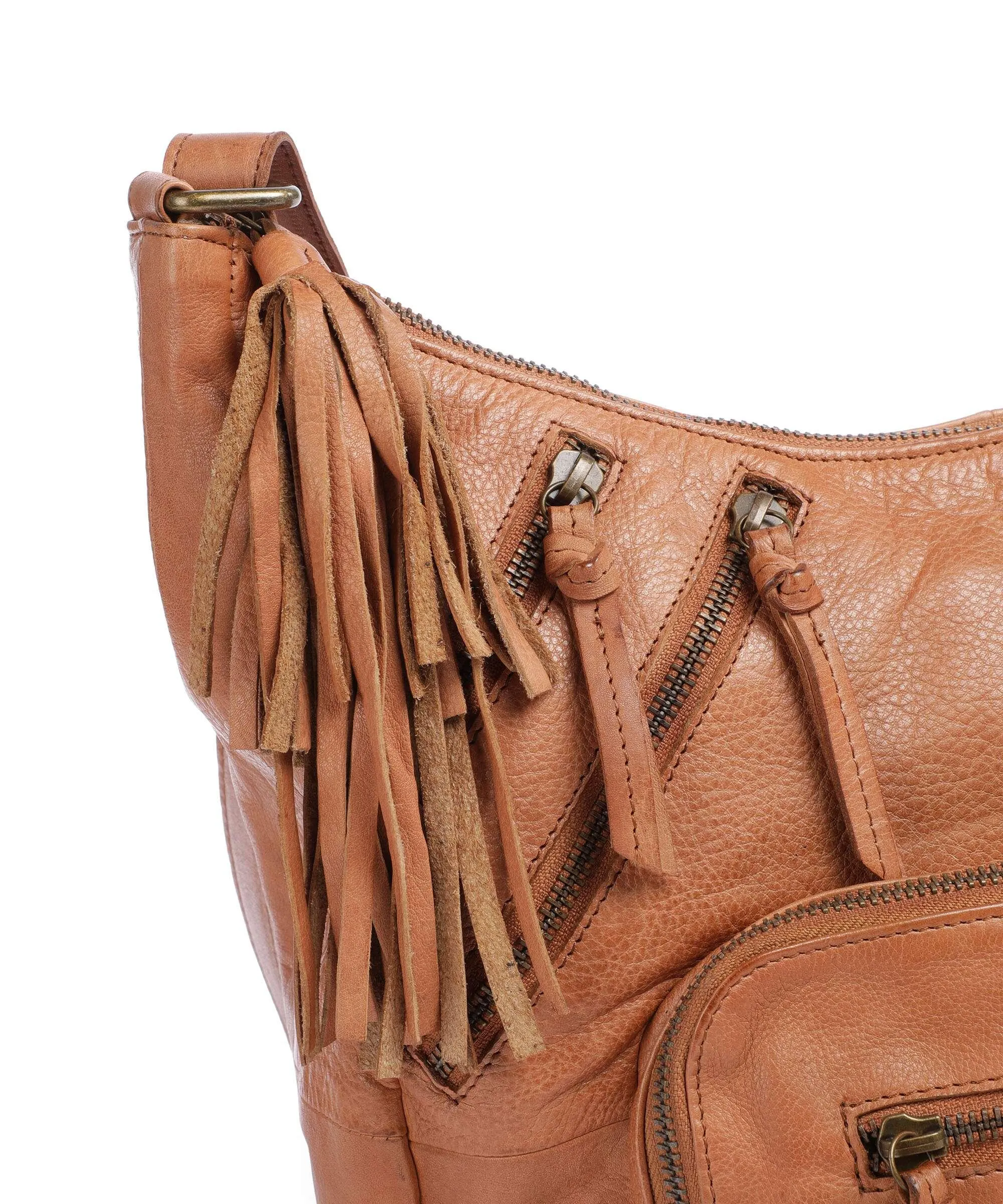  Still Nordic Jessy Borsa hobo pelle granulata cognac  