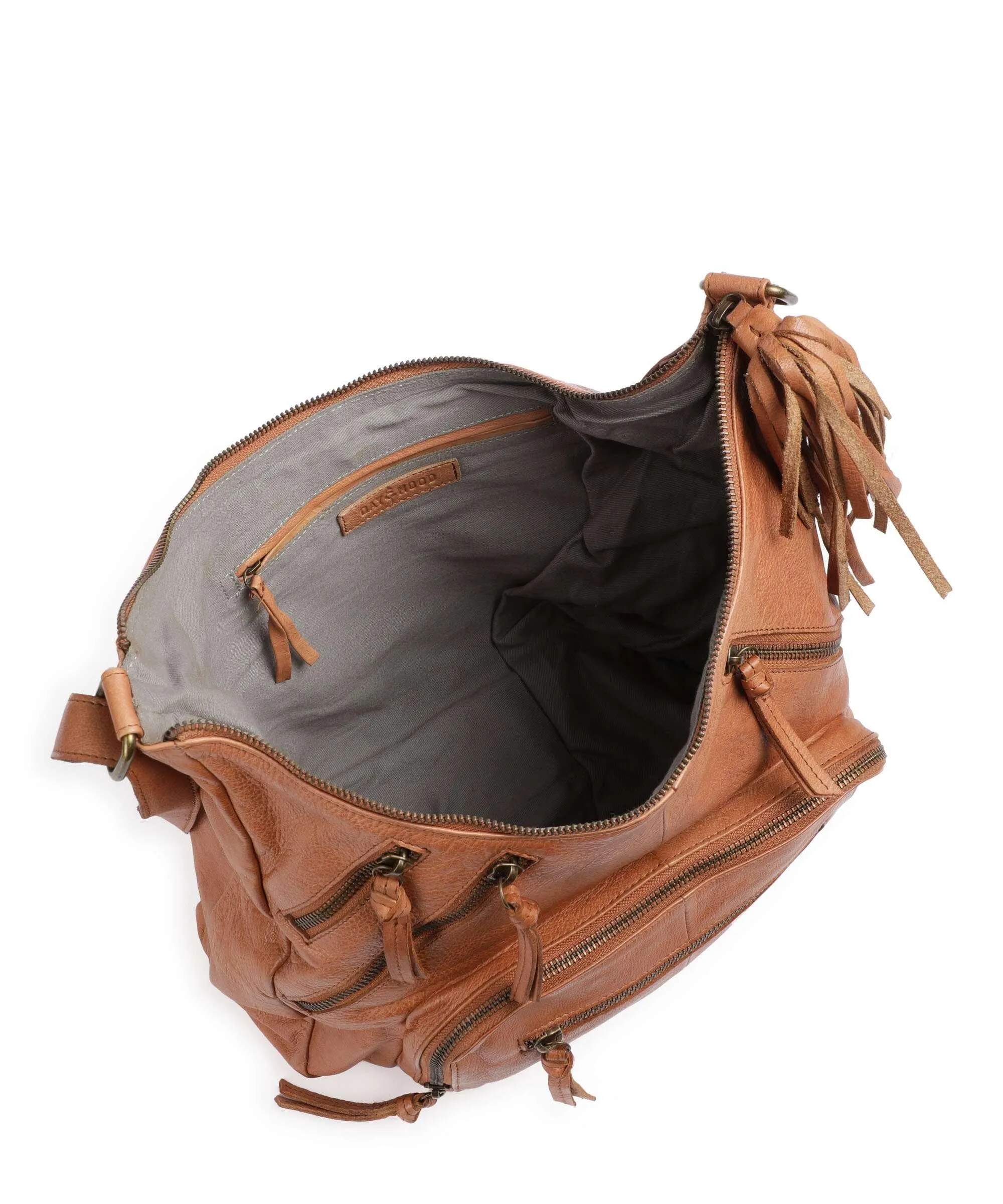  Still Nordic Jessy Borsa hobo pelle granulata cognac  