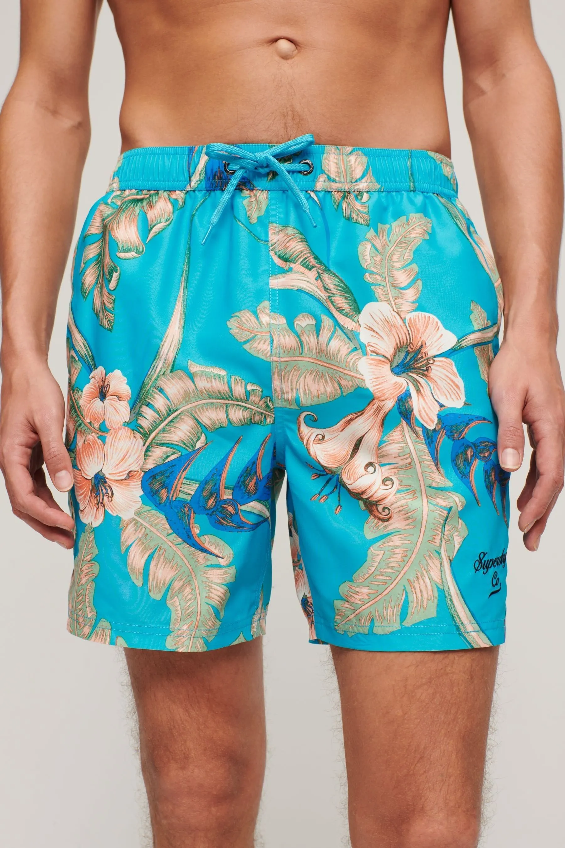 Superdry - 17 Shorts da bagno Stampa hawaiana
