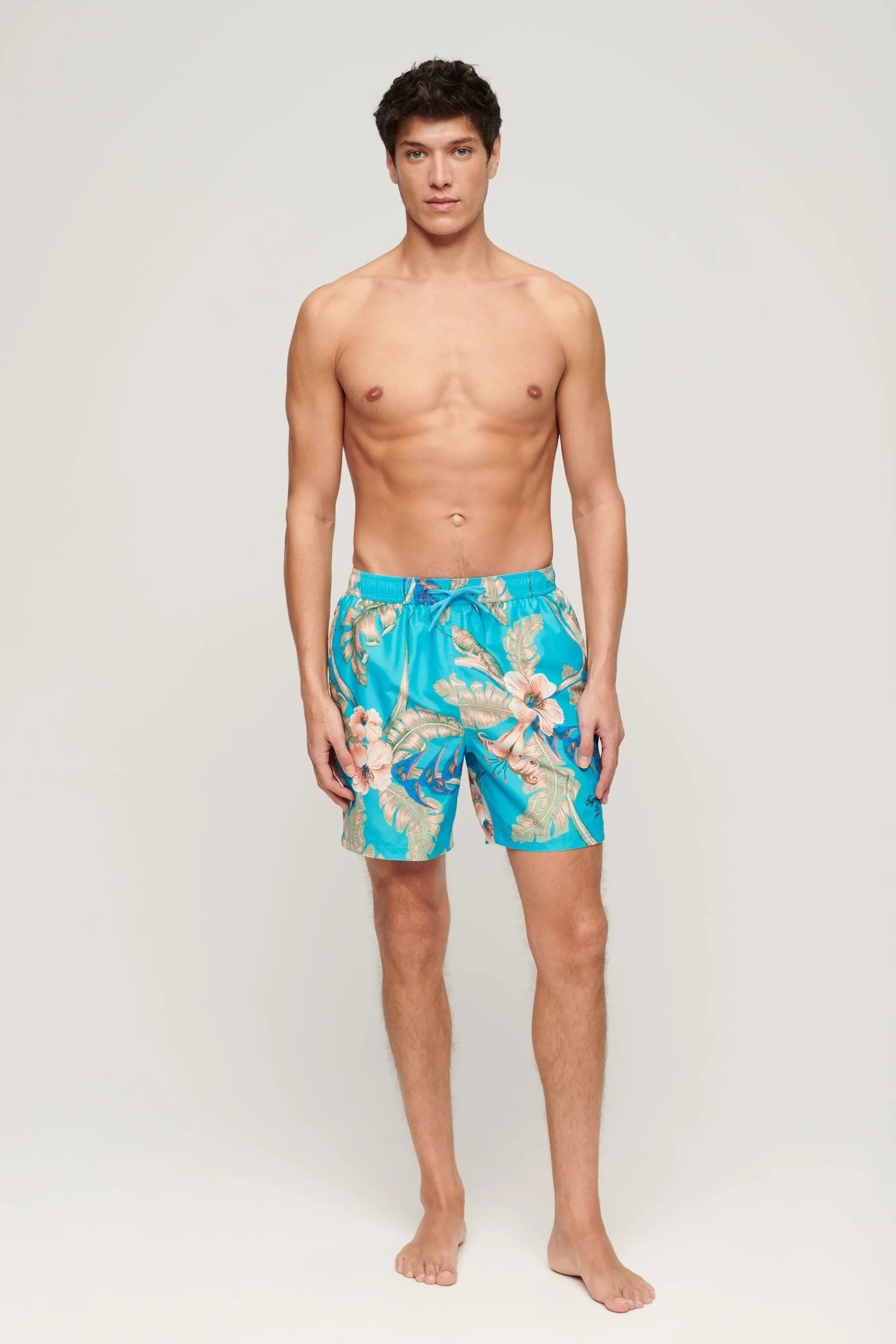 Superdry - 17 Shorts da bagno Stampa hawaiana