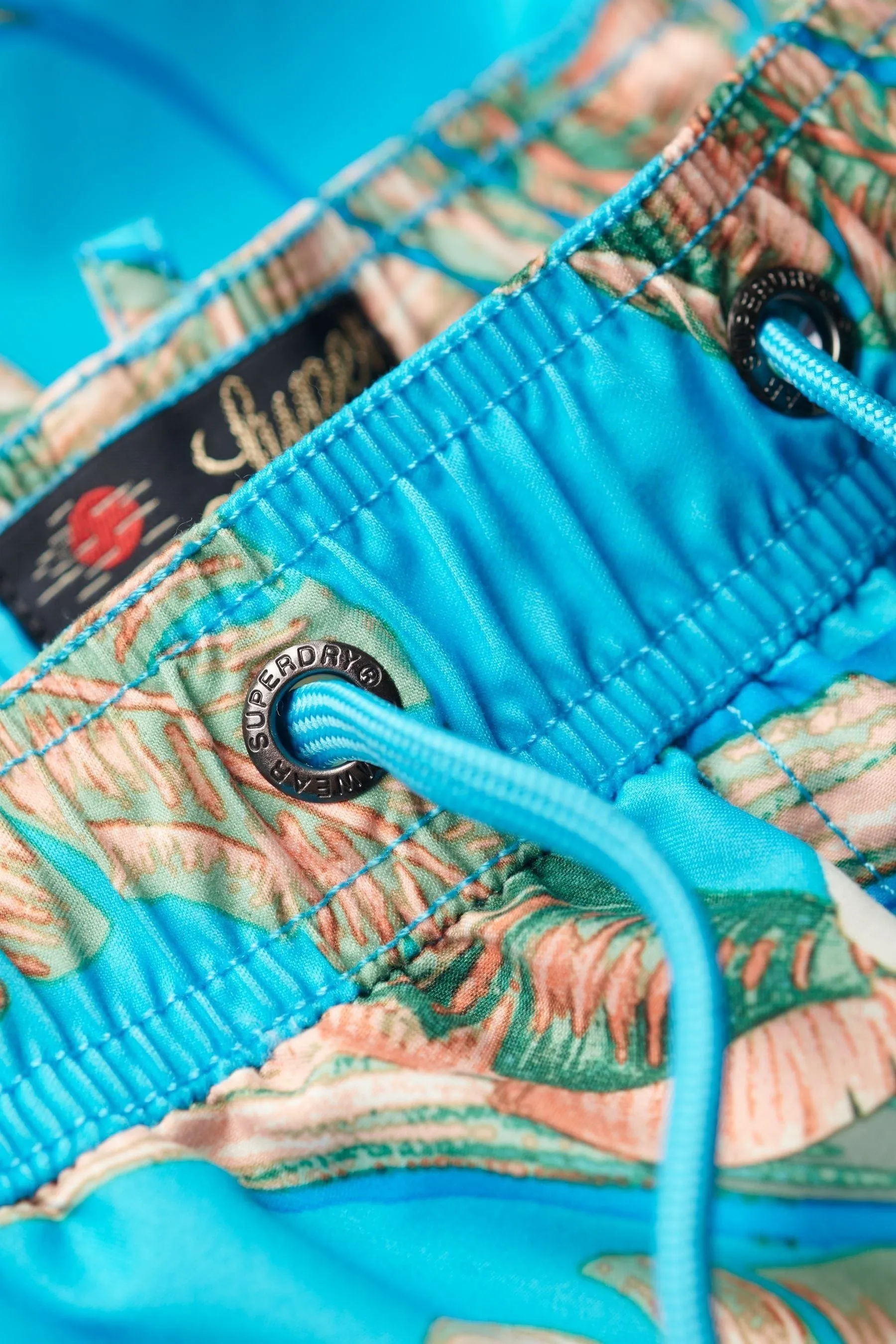 Superdry - 17 Shorts da bagno Stampa hawaiana
