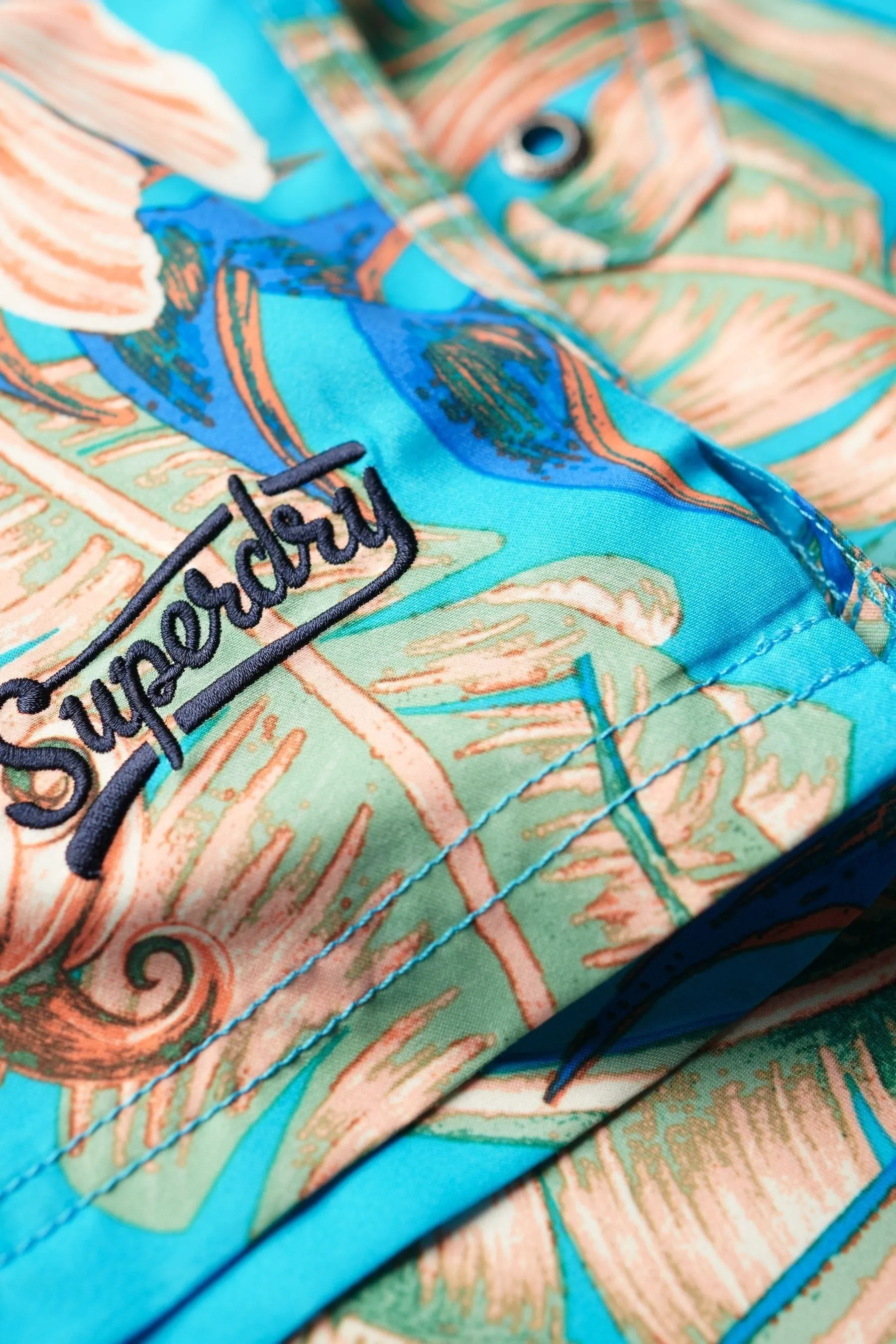 Superdry - 17 Shorts da bagno Stampa hawaiana