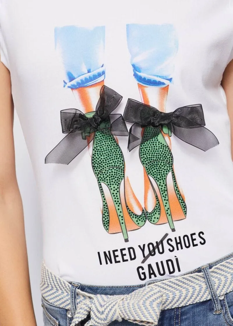 T-shirt con stampa grafica
