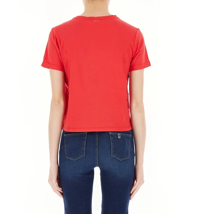 T-shirt con strass