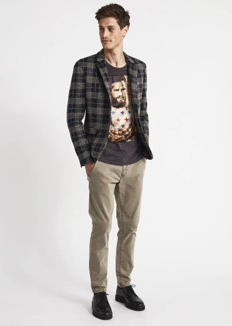 T-shirt in cotone con patch