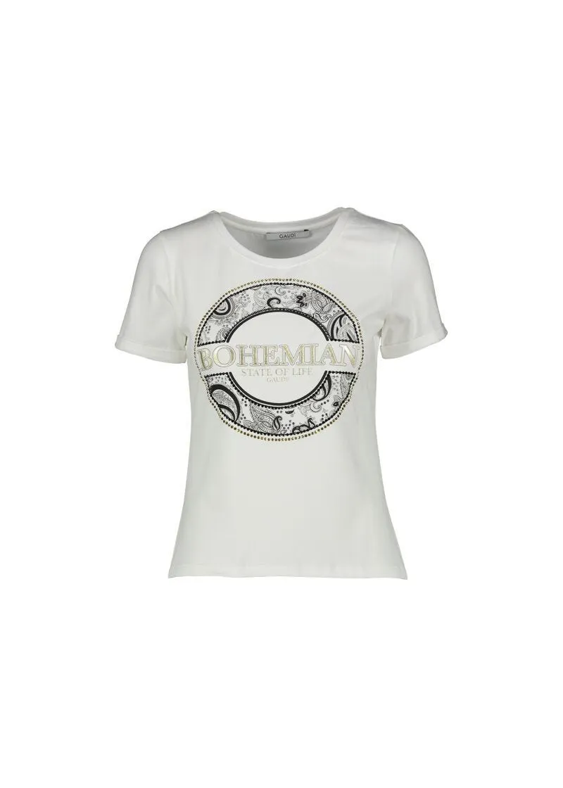 T-shirt in cotone stretch