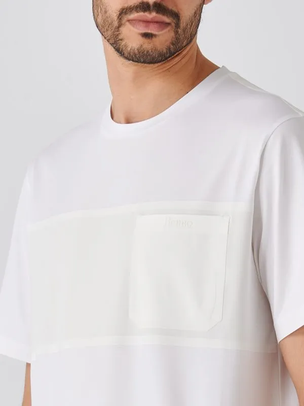 T-shirt uomo Herno in cotone superfine Bianco