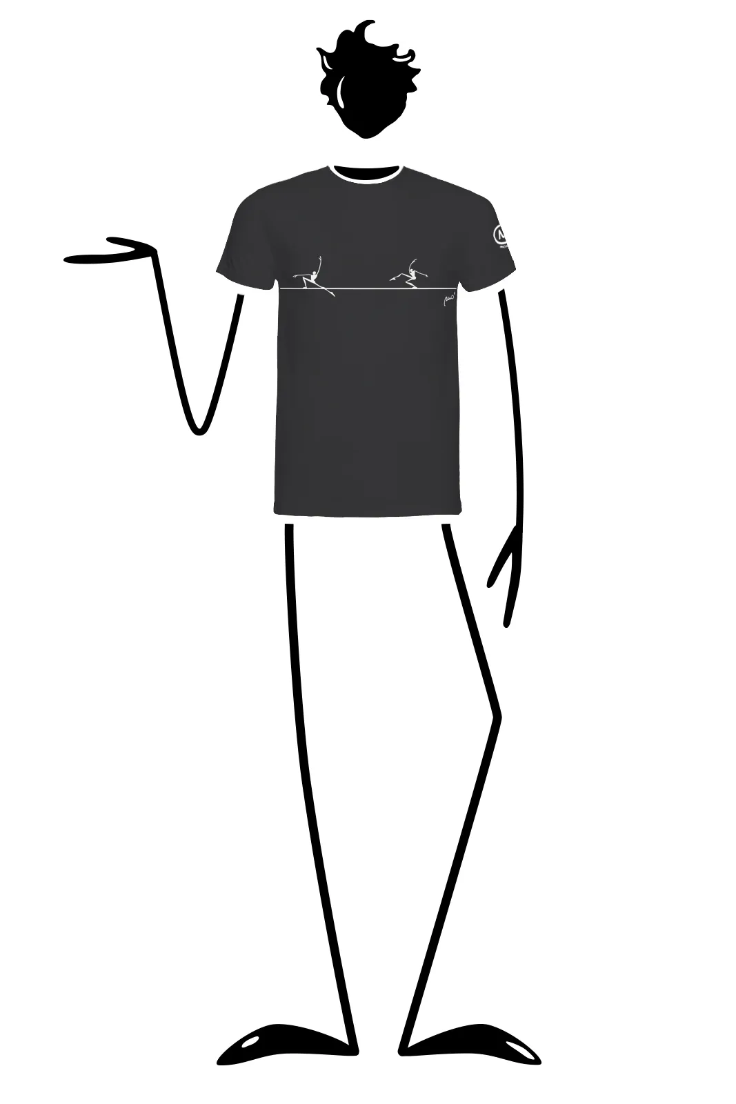 --T-shirt uomo “Slackline” HASH ORGANIC-