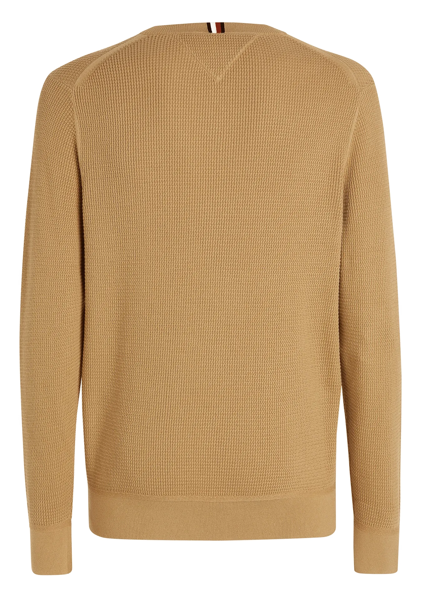  TOMMY HILFIGER   Maglione scollo tondo in cotone biologico | Kaki