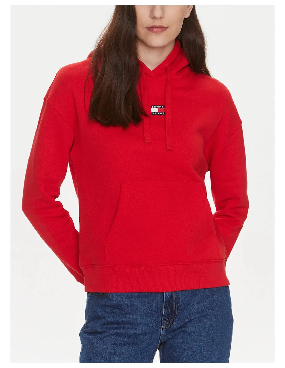 TOMMY JEANS FELPA DONNA,TJW BXY BADGE HOODIE