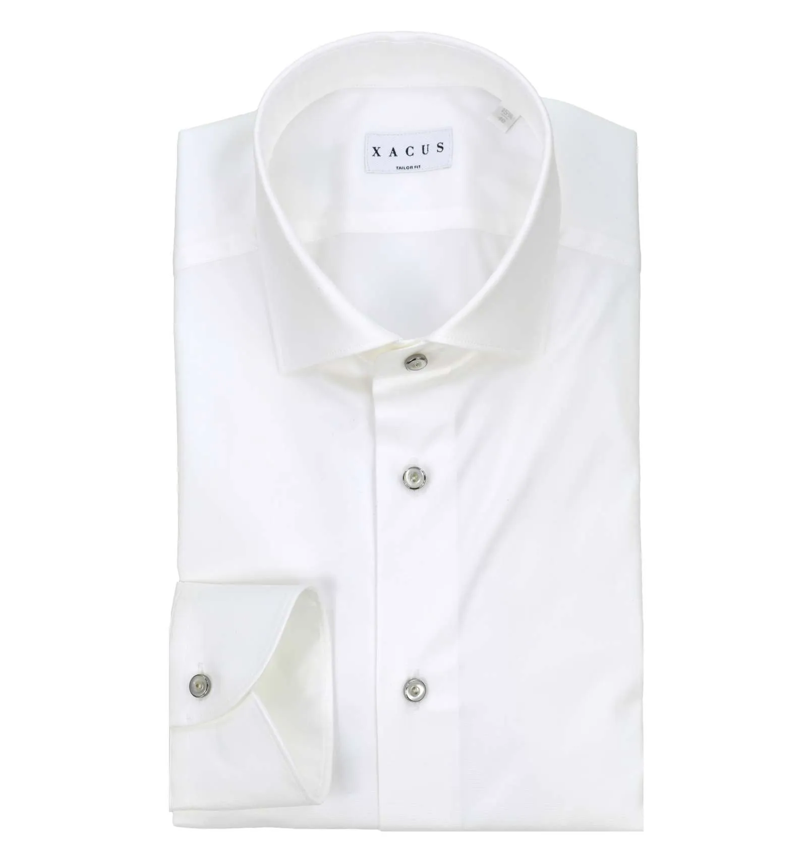 XACUS uomo camicia classica bianco tailor fit 21741.721 BC558ML