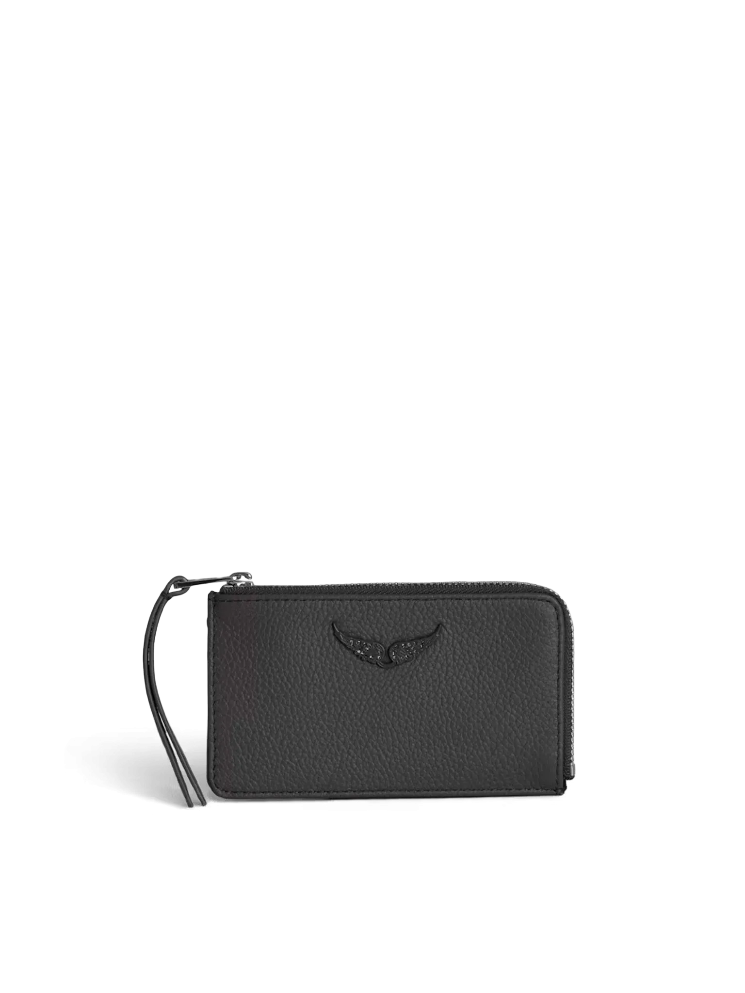  ZADIG&VOLTAIRE   ZV CARD - Porta carte in pelle scamosciata | Grigio