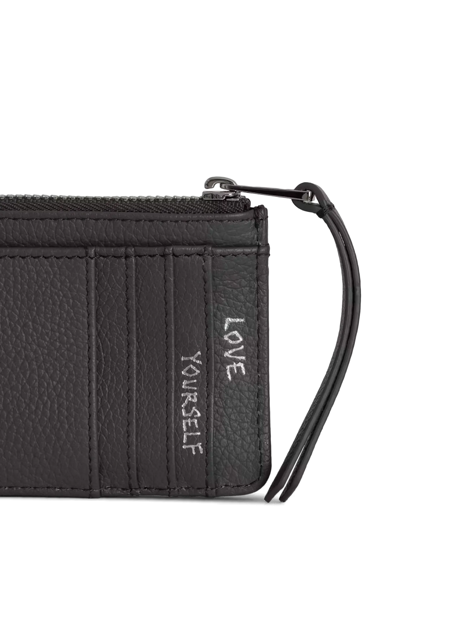  ZADIG&VOLTAIRE   ZV CARD - Porta carte in pelle scamosciata | Grigio