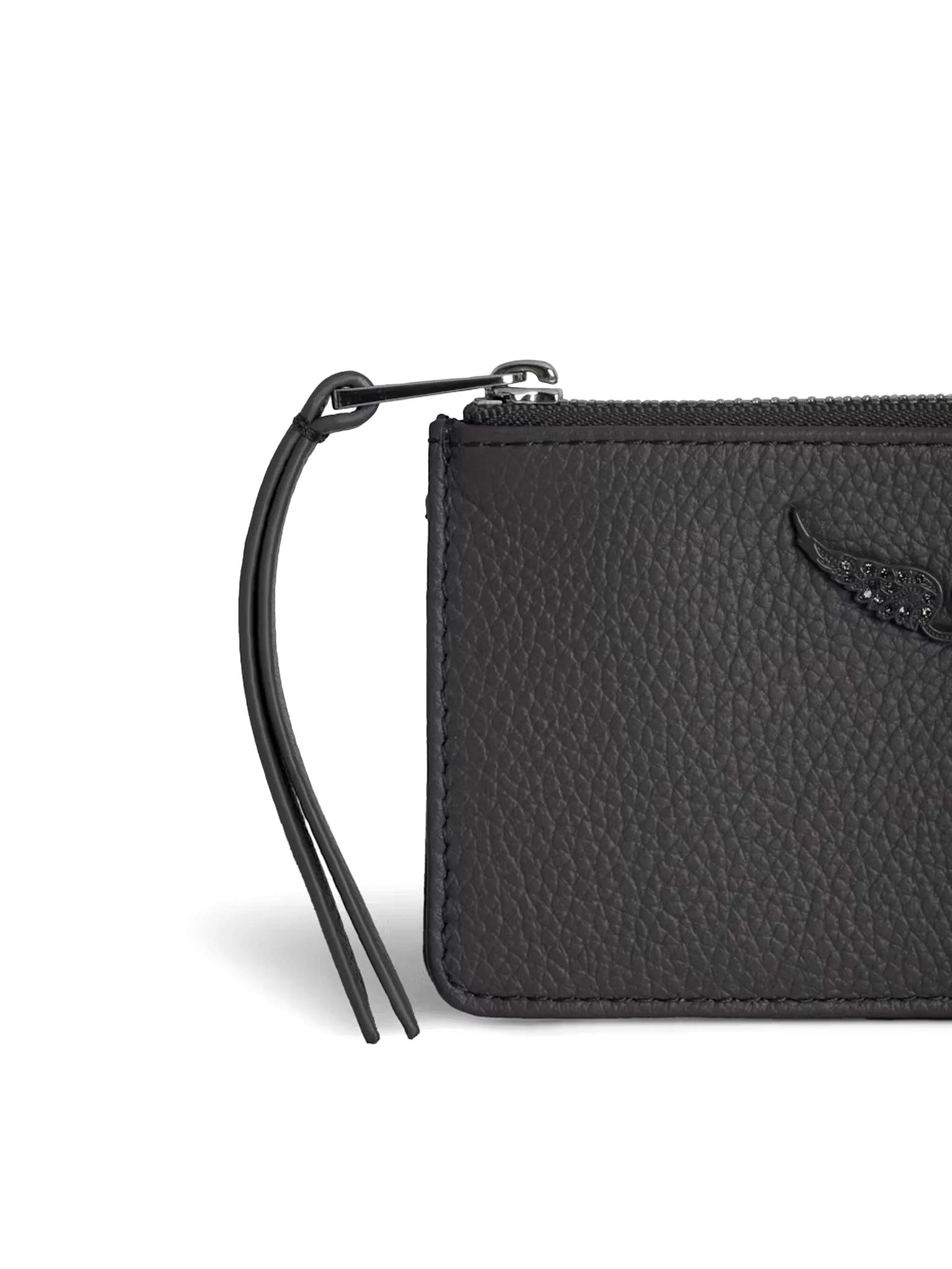  ZADIG&VOLTAIRE   ZV CARD - Porta carte in pelle scamosciata | Grigio