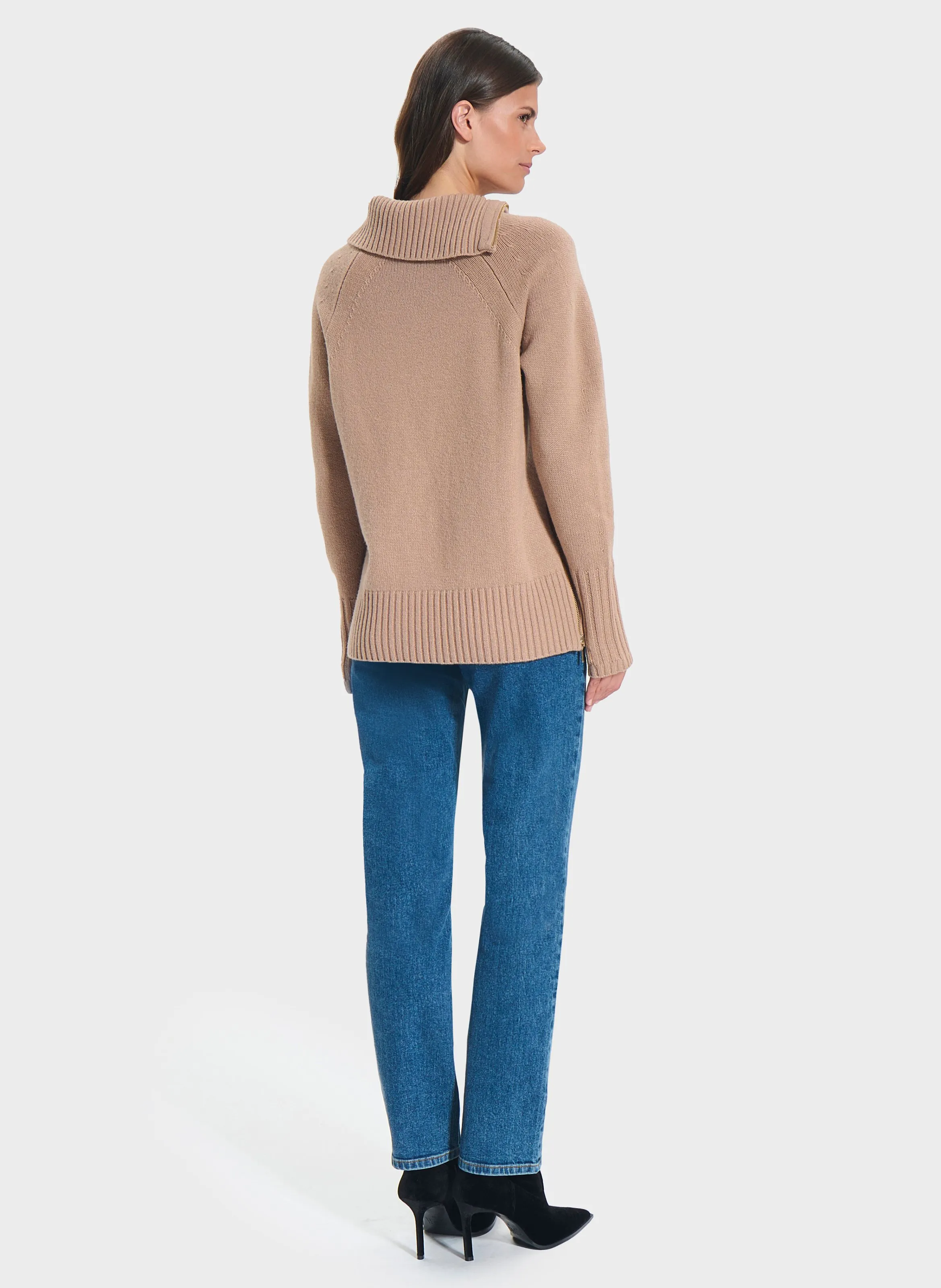  ZAPA   NUALA - Dolcevita in cachemire | Beige